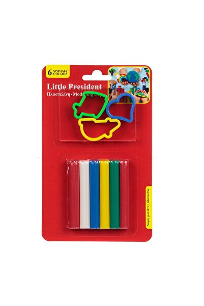 Little President Set plastilină pentru copii și activități creative, 6 bucăți...