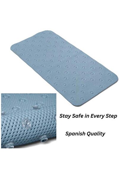 Rayen Non-Slip Shower Bath Mat 45×91 cm – Waterproof PVC with Strong Suction ...