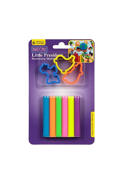 Little President Set plastilină pentru copii și activități creative, 6 bucăți...
