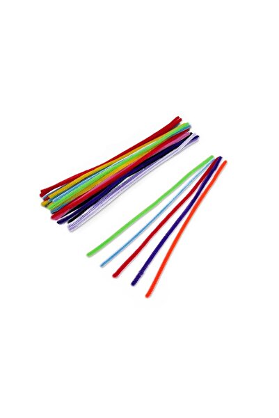 OEM Materiale de artizanat pentru creații handmade, 40 bucăți, 30cm – pompoan...