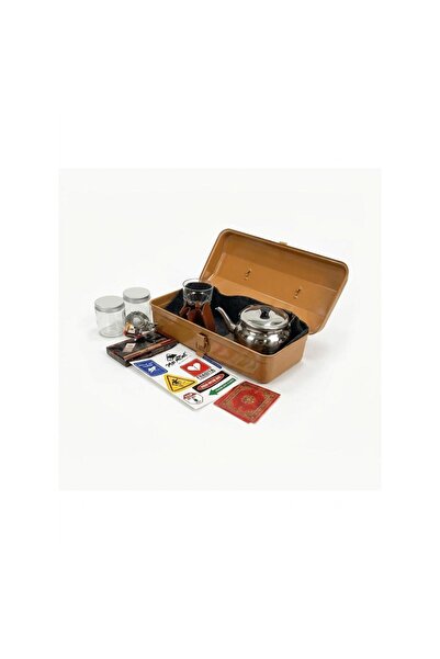 Tradeo 14 in 1 Tea Kit Set with Tea Maker, Cups, Strainer, Storage Box and Ac...