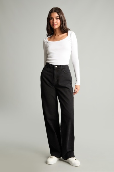 DeFacto Women's Jean Pants E9125Ax/Nm40 Black