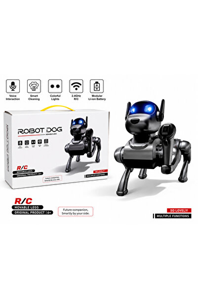 Beyhekim Hırdavat Kumandalı Akıllı Robot Köpek 2.4 GHz Ses Etkileşimli Işıklı...