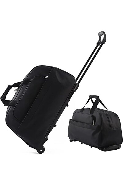 Winsoyya Winsoya Duffle Bag for Women and Men Black Oxford Fabric 59 X 23 X 3...