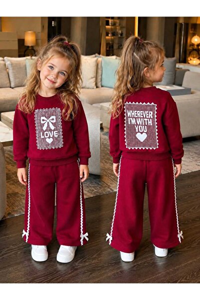 ByMisa Store New Season Girls' Lace Detailed Kindergarten, Nursery, Daily Wea...
