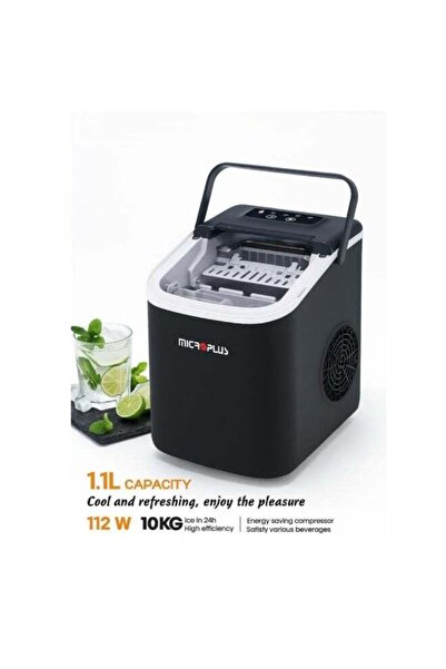 genric ماكينة صنع الثلج المحمولة MICROPLUS PS-4832، تنتج 10 كجم من الثلج في 2...
