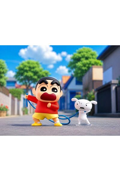 Natavanbutık Japon Shin Chan Günlük Komik Eğlence Yaşam Serisi Mini Figür – 8...