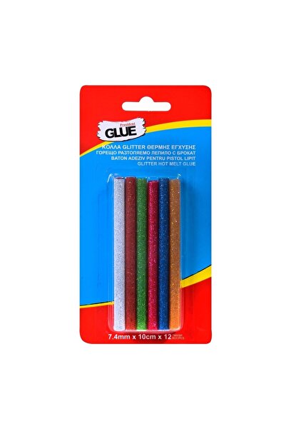 Jumbo Pistol termic de lipit pentru creații și reparații, 12 bucăți, 7.4 x 10...