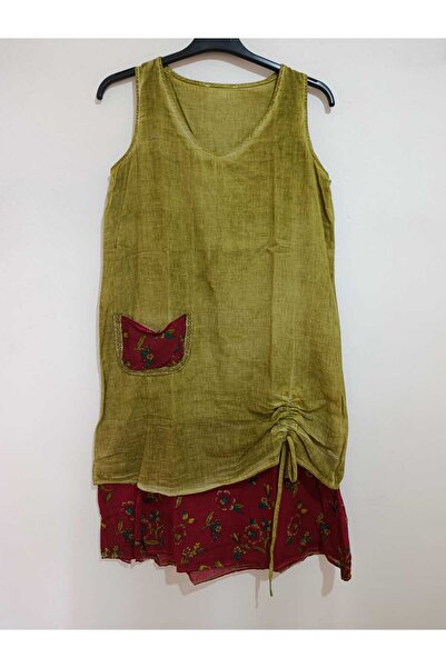 anne moda ankara Authentic, 100% Cotton Woven, Sleeveless, A-Line, Lined, Lyc...