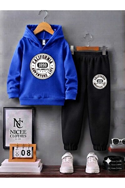 NC Nicee Clothes Children's Tracksuit Unisex (California 1898 Round Print Win...
