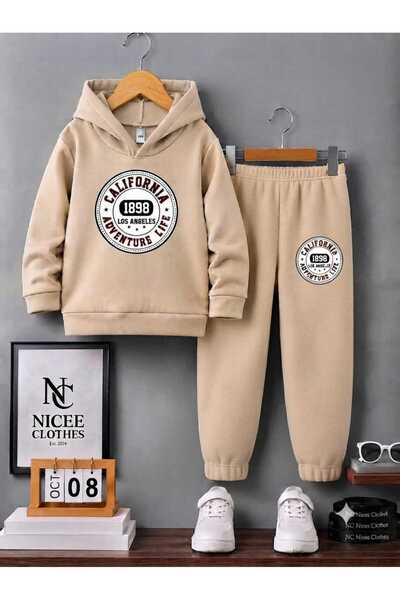 NC Nicee Clothes Children's Tracksuit Unisex (California 1898 Round Print Win...