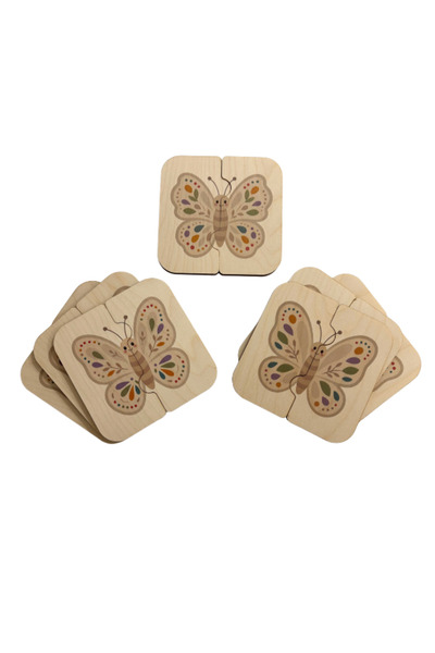 Mind of Toys Butterfly Matching Game Series 3 – Wooden Educational Attention ...