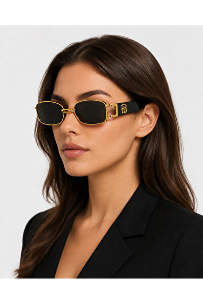 Generic Brand Ochelari de soare damă retro, lentile CR39, protecție UV400