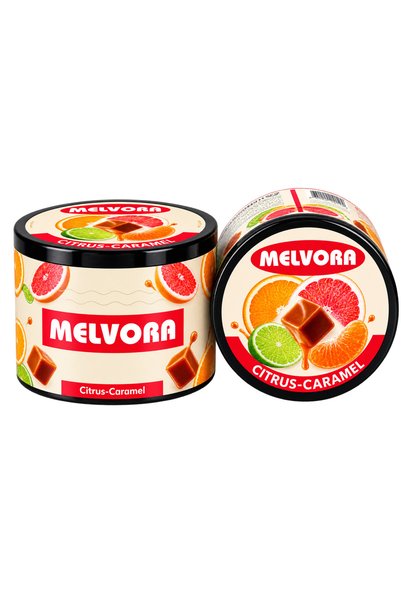 Melvora Citrus Caramel ( Mandalina Greyfurt Portakal Lime Karamel) Tatlandırıcı Bitkisel Mela