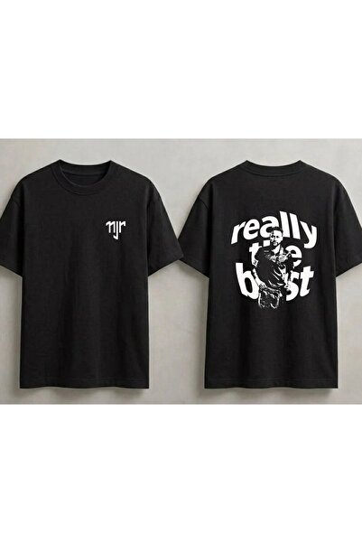 SVART WEAR Tricou unisex Neymar Jr Brasil, supradimensionat, 100% bumbac