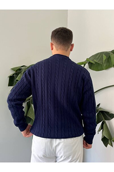 Quafash Mira Premium Braided Hair Crew Neck Thick Knit Sweater
