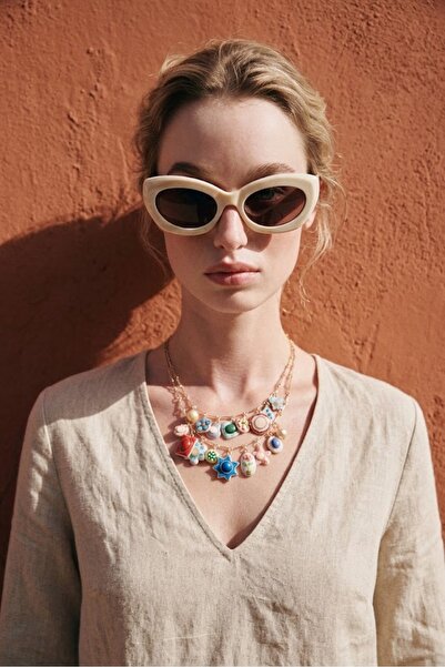 yucelique ZRA Model Charm Detaylı Yaz Kolleksiyonu Premium Çoklu Charm Kolye Set