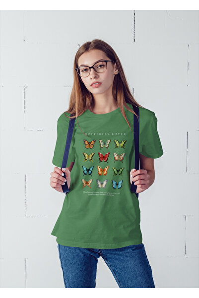 MVRDAR Tricou unisex 100% bumbac Flower Power pentru femei si fete