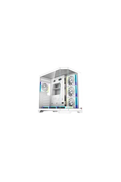 spear CASE DOST 60 PLUS, ARGB, ATX, Gaming, 7 FAN, White