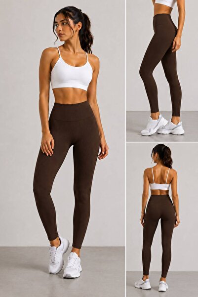 VERA LİFE High Waisted, Padded (Fleece-Lined) Diving Women's Tights