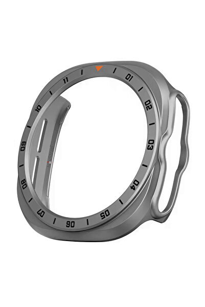 NovStrap Samsung Galaxy Watch Ultra / Ultra 2 47mm ile Uyumlu Sert PC Kasa Ko...