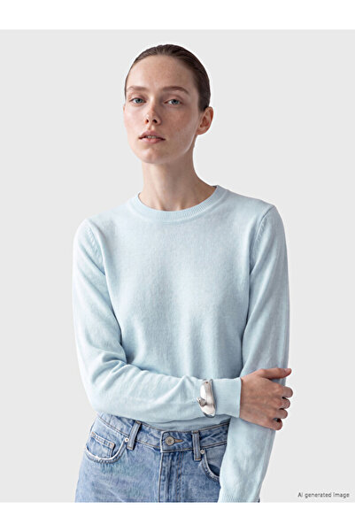 LC Waikiki Rmz Gi̇yi̇m Farkiyla Zero Roba Collar Women's Knitwear Sweater
