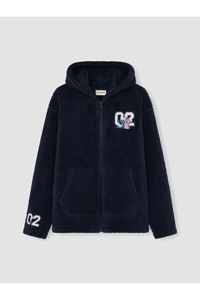 LC Waikiki Sparkling Choices Hoodie Lilo & Popular Cartoon Hero Themed Printe...