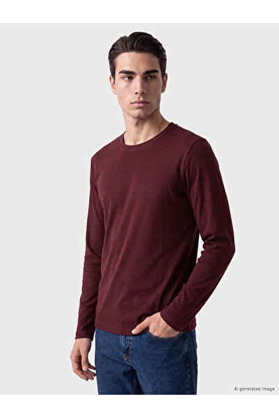 LC Waikiki Rmz Gi̇yi̇m Farkiyla Zero Roba Collar Long Sleeve Combed Cotton Me...