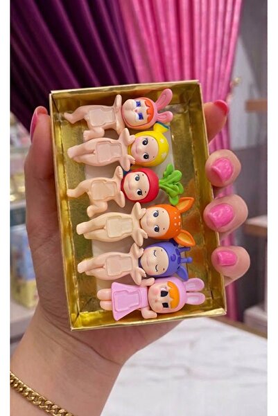 BLACK DİAMOND PLUSH TOY 6’lı set Sony Angel ( cry baby- şeker-meyve-50.yıl-uy...