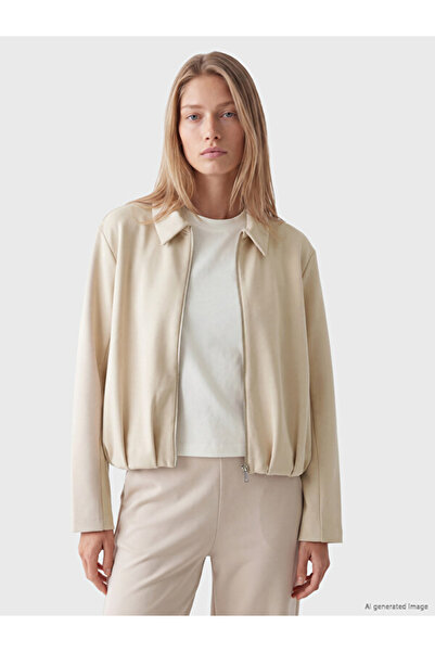 LC Waikiki I Shirt Roba Collar Soft Touch Women's Jacket from Freezen Store