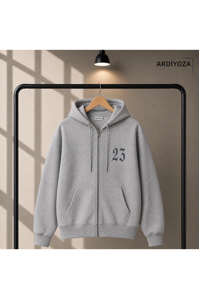 SILATU Unisex Printed Gray Jacket