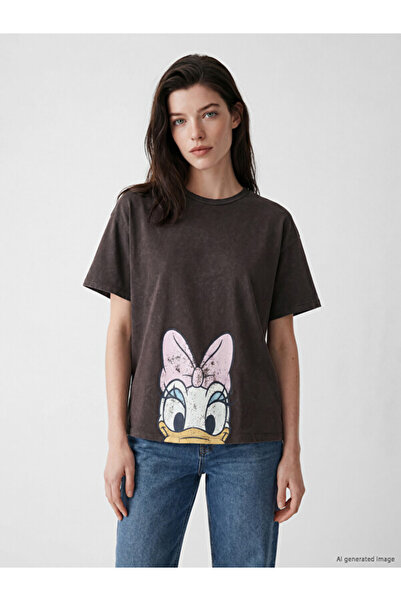 LC Waikiki Sparkling Choices from Shining Store Women's T-Shirt with Daisy Du...