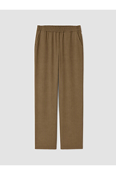 LC Waikiki Rmz Gi̇yi̇m Farkiyla Women's Pants with Waist Drawstring