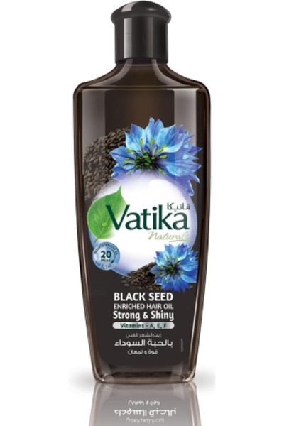 Vatika Naturals زيت بذور الحبة السوداء لتقوية الشعر ولمعانه 300 مل