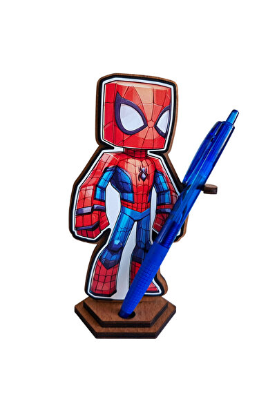 OEM Figurina Minecraft Spiderman Spidey Paienjenel, 15 cm, lemn