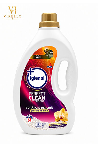 Igienol Detergent lichid Perfect Clean, Vanilie Relaxantă, 67 spălări