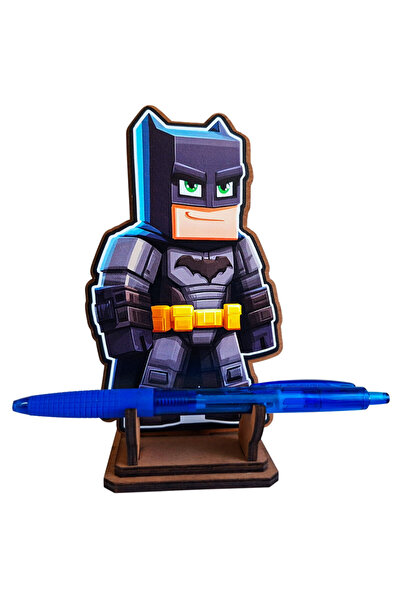 OEM Figurină Minecraft Batman Roblox, 15 cm, lemn