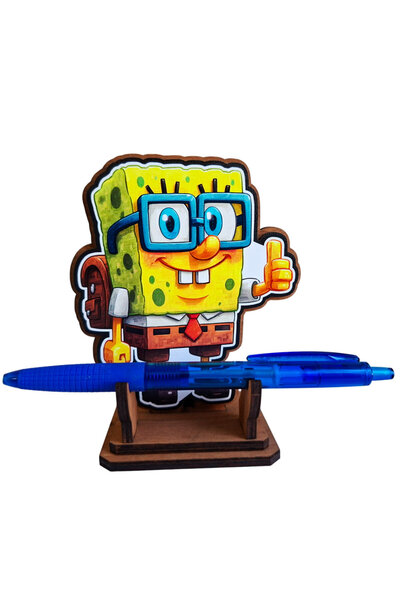 OEM Minecraft SpongeBob SquarePants figurine, 15 cm, wood