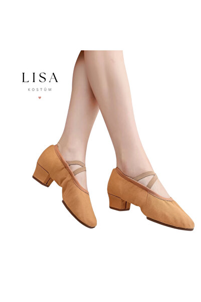 LISAKOSTUM Latin Dans Antrenman Ayakkabısı 3.5cm Topuklu
