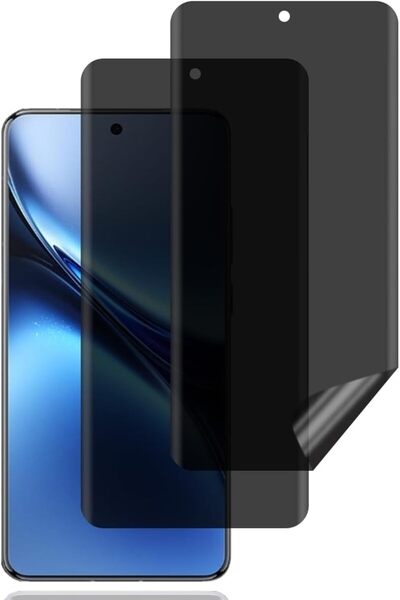 aheaks واقي شاشة Vivo X200 Pro 5G Hayalet، طبقة جيلاتينية رقيقة تغطي المنحنيا...