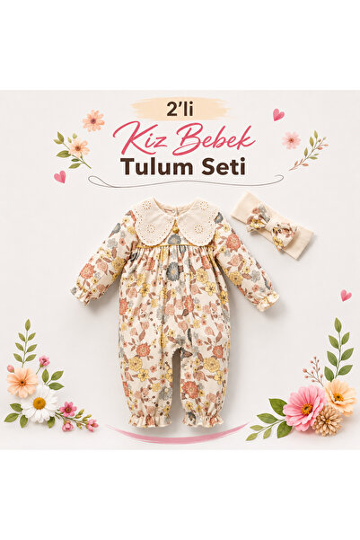 MYZİ STORE Baby Girl Romper Set of 2
