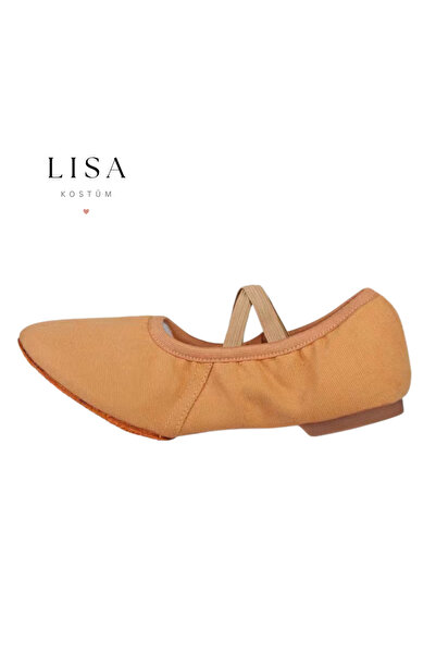LISAKOSTUM Latin Bale Dans Antrenman Ayakkabısı 1 cm Topuk