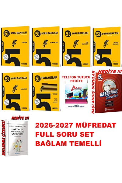 Hız Yayınları 5.SINIF 2026-2027 MÜFREDAT FULL SORU BANKASI SET BAĞLAM TEMELLİ...