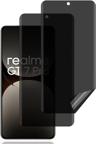 aheaks واقي شاشة Realme GT 7 Pro 5G Hayalet، طبقة جيلاتينية رقيقة تغطي المنحن...