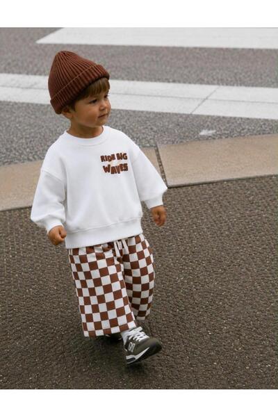 GREYFURTKİDS Boys' Style Tracksuit Bottom and Top Two-Piece Set