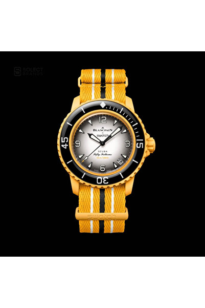 Swatch Blackpain Scuba Fifty Fathoms Pacific Ocean SO35P100C - Solect