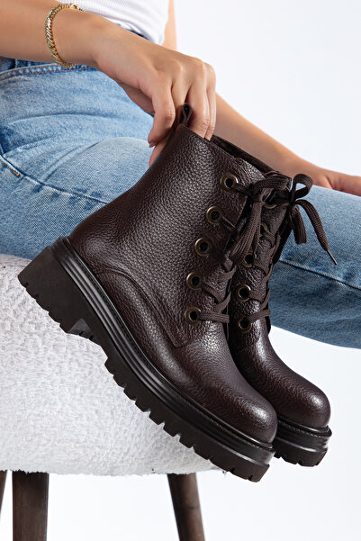 Elile Shoes Genuine Leather Women's Winter Boots, Sizes 33-34-35 to 41-42-43
