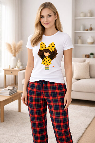 MVRDAR Pijamale dama din bumbac premium, pijama femei confortabila