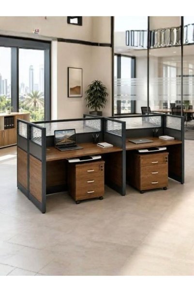 Generic Brand Four Joint Working Units, Brown Color