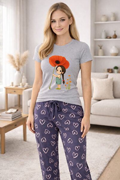 MVRDAR Pijamale dama din bumbac premium, pijama femei confortabila